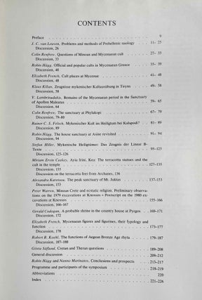 Sanctuaries and Cults in the Aegean Bronze Age. Proceedings of the first international symposium at the Swedish Institute in Athens, 12-13 May, 1980.[newline]M8796-03.jpeg