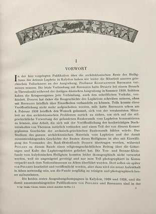 Das Laphrion der Tempelbezirk von Kalydon. Mit einem religionsgeschichtlichen Beitrag von Frederik Poulsen.