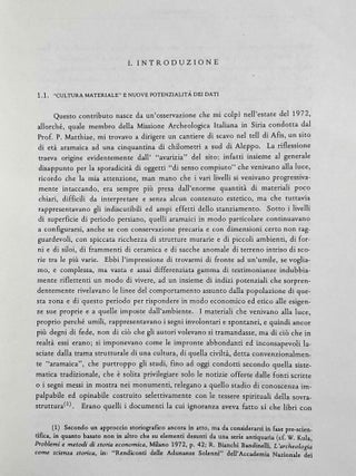 La cittadella aramaica di Hama. Attivita, funzioni e comportamento.