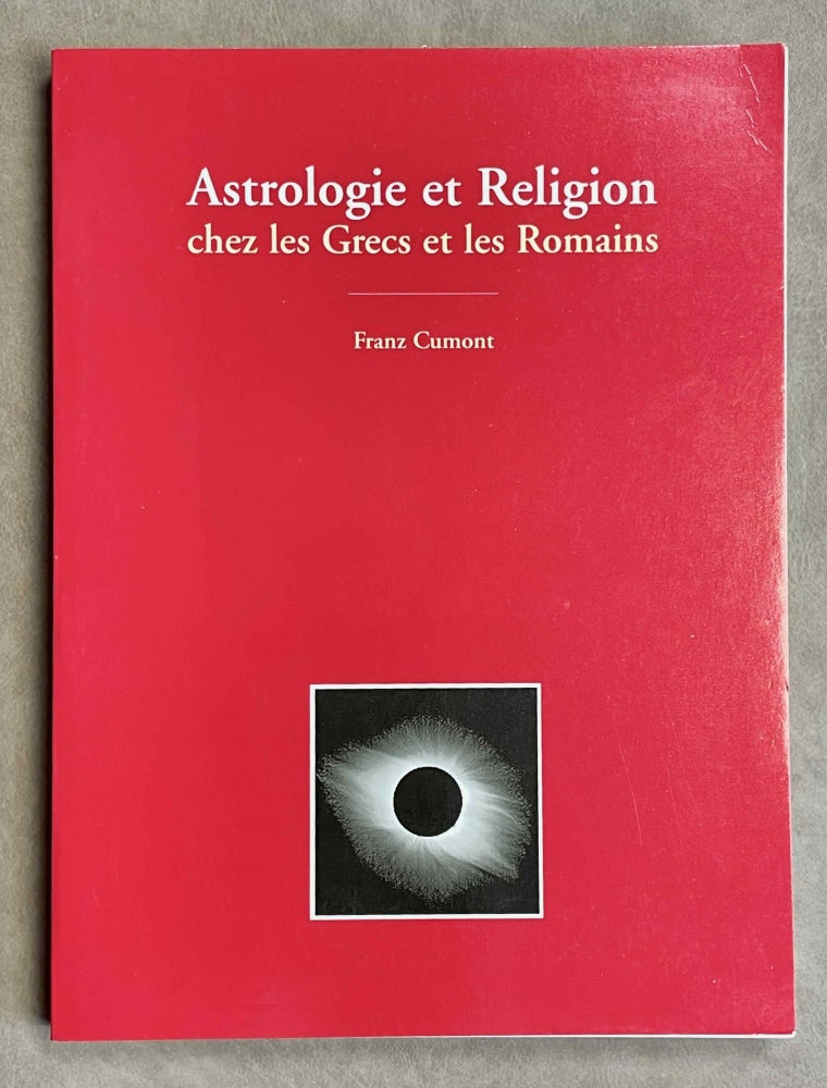 Item #M8812 Astrologie et religion chez les Grecs et les Romains. CUMONT Franz.[newline]M8812-00.jpeg