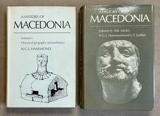 Item #M8817 A History of Macedonia. Vol. I: Historical geography and prehistory. Vol. II: 550-336...[newline]M8817-00.jpeg