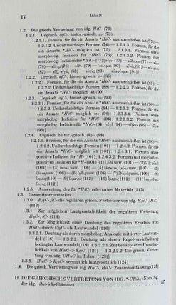 Untersuchungen zur Vertretung der indogermanischen Laryngale im Griechischen