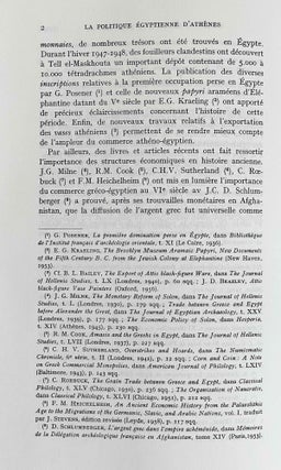 La politique égyptienne d'Athènes (VIe et Ve siècles avant J.-C)[newline]M8824-03.jpeg