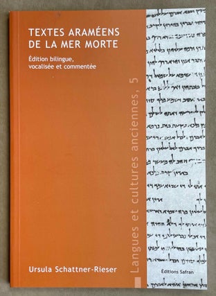 Item #M8831 Textes araméens de la Mer Morte. Edition bilingue, vocalisée et commentée....