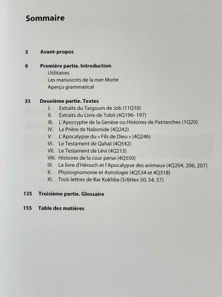 Textes araméens de la Mer Morte. Edition bilingue, vocalisée et commentée.