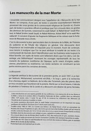 Textes araméens de la Mer Morte. Edition bilingue, vocalisée et commentée.