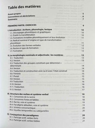 Pratique de la grammaire akkadienne. Exercices et corrig&eacute;s.[newline]M8832c-04.jpeg
