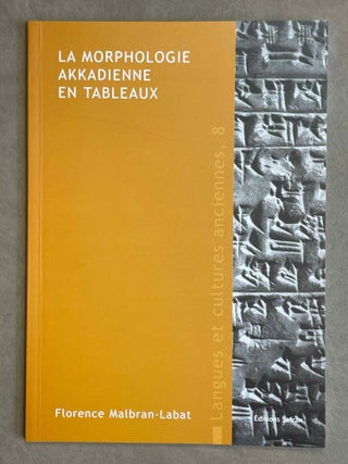 Item #M8833a La morphologie akkadienne en tableaux. MALBRAN-LABAT Florence[newline]M8833a-00.jpeg