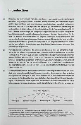 Grammaire comparée des langues sémitiques. Eléments de phonétique, de morphologie et de syntaxe. 2e édition.