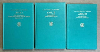 Item #M8851 Apis. Vol. I: The Monuments of the Hellenistic-Roman Period from Egypt. Vol. II:...[newline]M8851-00.jpeg
