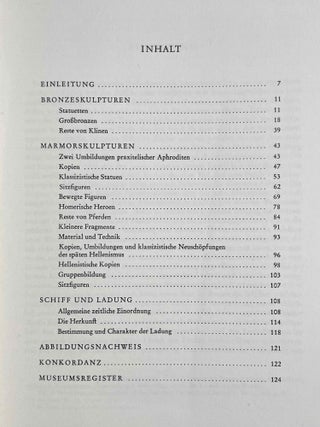 Die Skulpturen des Schiffsfundes von Antikythera