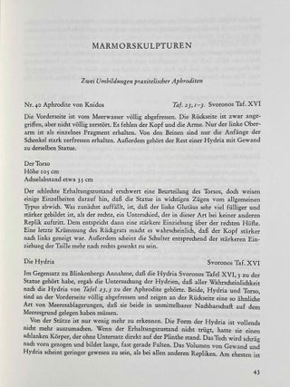 Die Skulpturen des Schiffsfundes von Antikythera