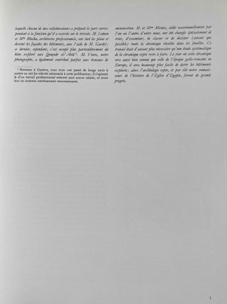 Kellia 1965. Topographie générale, mensurations et fouilles aux Qoucour Isa et aux Qoucour El-Abid, mensurations aux Qoucour El-Izeila. Première expédition archéologique de l'Université de Genève au site copte appelé Kellia, en Basse-Egypte occidentale.