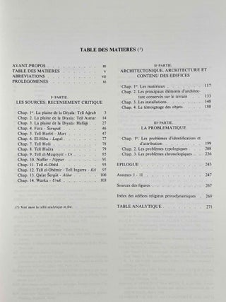L'architecture religieuse protodynastique en Mésopotamie: Tome I: Texte Tome II: Figures (complete set)[newline]M8867-02.jpeg