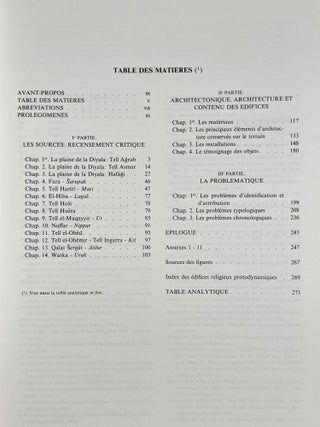 L'architecture religieuse protodynastique en Mésopotamie: Tome I: Texte Tome II: Figures (complete set)