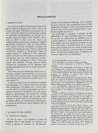 L'architecture religieuse protodynastique en Mésopotamie: Tome I: Texte Tome II: Figures (complete set)