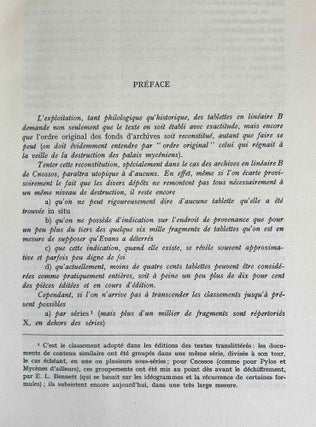 Les scribes de Cnossos. Essai de classement des archives d'un palais mycénien.[newline]M8869-03.jpeg