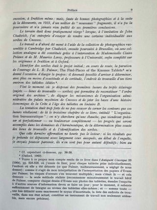 Les scribes de Cnossos. Essai de classement des archives d'un palais mycénien.[newline]M8869-05.jpeg