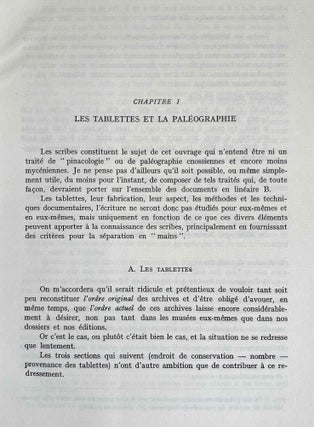 Les scribes de Cnossos. Essai de classement des archives d'un palais mycénien.[newline]M8869-08.jpeg