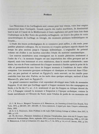 Numismatique et histoire économique phéniciennes et puniques. Actes du Colloque tenu à Louvain-la-Neuve, 13.-16. Mai 1987.[newline]M8873-04.jpeg