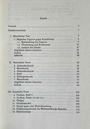 Kölner Ägyptische Papyri (P. Köln): Band 1