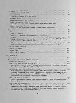 Mycenaean Pottery. Vol. I: Analysis and classifications. Vol. II: Chronology (without volume III)[newline]M8887-03.jpeg
