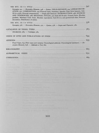 Mycenaean Pottery. Vol. I: Analysis and classifications. Vol. II: Chronology (without volume III)[newline]M8887-06.jpeg