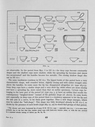 Mycenaean Pottery. Vol. I: Analysis and classifications. Vol. II: Chronology (without volume III)