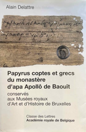 Item #M8891b Papyrus Coptes et Grecs du monastère d’apa Apollo de Baouit conservés aux...