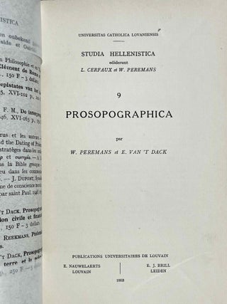 Prosopographica