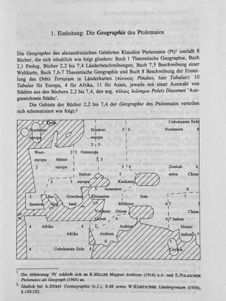 Die Nebenüberlieferung des 6. Buchs der Geographie des Ptolemaios. Griechische, lateinische, syrische, armenische und arabische Texte. Mit einer Karte.