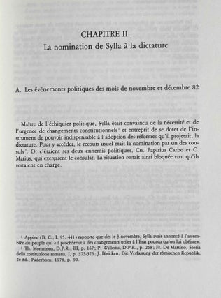 La dictature de Sylla: monarchie ou magistrature républicaine ? Essai d'histoire constitutionnelle.[newline]M8899-04.jpeg