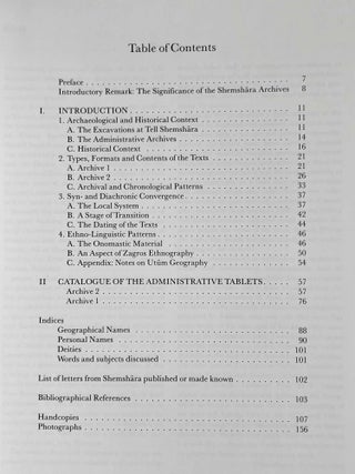 The Shemshara Archives. Vol. 2: The Administrative Texts.
