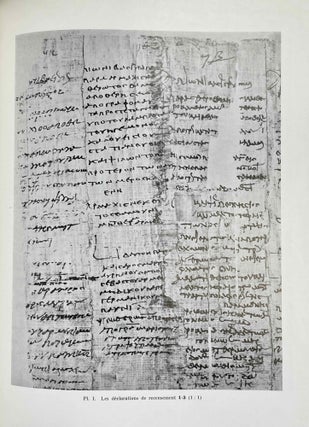 Papyri Bruxellenses Graecae: les papyrus grecs des Musées royaux d'Art et d'Histoire, vol. 1, 1-21: Papyrus du nome Prosopite