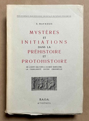 Item #M8917 Mystères et initiations dans la préhistoire et protohistoire. De...