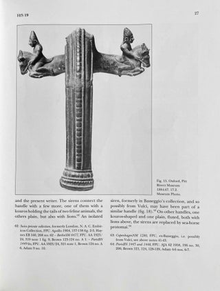 Vulcientia Vetustiora. A Study of Archaic Vulcian Bronzes.
