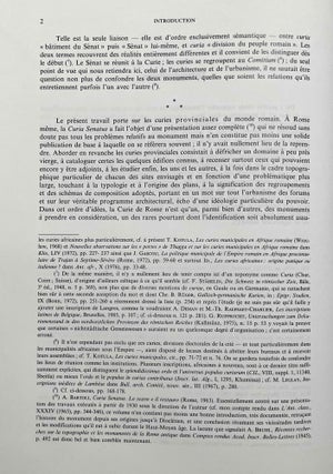 Curia ordinis. Recherches d'architecture et d'urbanisme antiques sur les curies provinciales du monde romain.