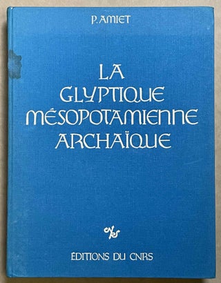 Item #M8942 La glyptique mésopotamienne archaïque. AMIET Pierre[newline]M8942-00.jpeg