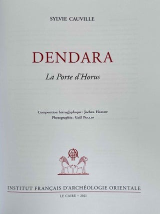 Dendara. La porte d'Horus.[newline]M8969-01.jpeg