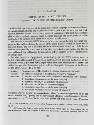 The two faces of Graeco-Roman Egypt. Greek and Demotic and Greek-Demotic texts and studies presented to P.W. Pestman.