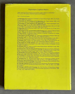 The two faces of Graeco-Roman Egypt. Greek and Demotic and Greek-Demotic texts and studies presented to P.W. Pestman.