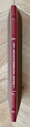 Item #M8976 I Resti dell'XI libro del 'Peri Physeos' di Epicuro. VOGLIANO Achille
