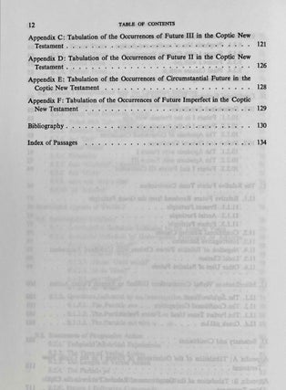 Coptic future tenses. Syntactical studies in Sahidic.