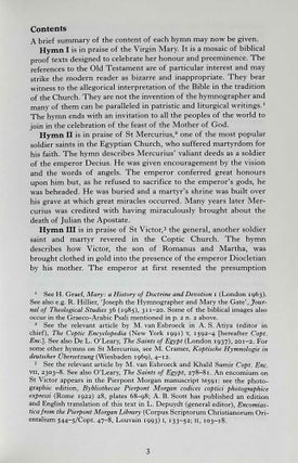 Thirteen Coptic acrostic hymns. From manuscript M574 of the Pierpont Morgan library.[newline]M8993-07.jpeg
