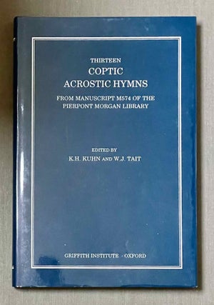 Item #M8993a Thirteen Coptic acrostic hymns. From manuscript M574 of the Pierpont Morgan library....[newline]M8993a-00.jpeg