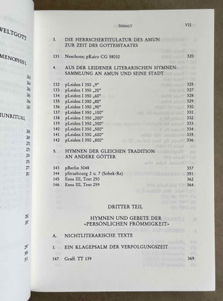 Ägyptische Hymnen und Gebete