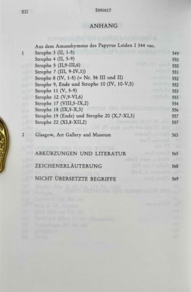 Ägyptische Hymnen und Gebete