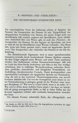 Ägyptische Hymnen und Gebete