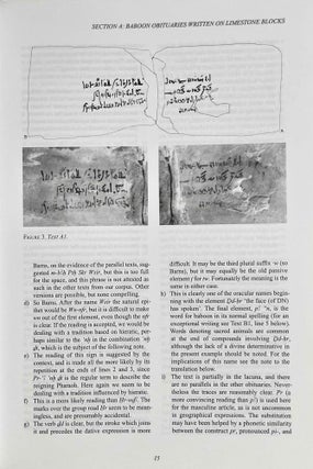 Texts from the Baboon and Falcon Galleries. Demotic, Hieroglyphic and Greek Inscriptions from the Sacred Animal Necropolis, North Saqqara.[newline]M9015-06.jpeg