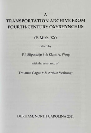 A transportation archive from fourth-century (4th century) Oxyrhynchus (P. Mich. XX)[newline]M9017-02.jpeg